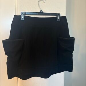 Sarah Pacini Elegant Black Mini Skirt